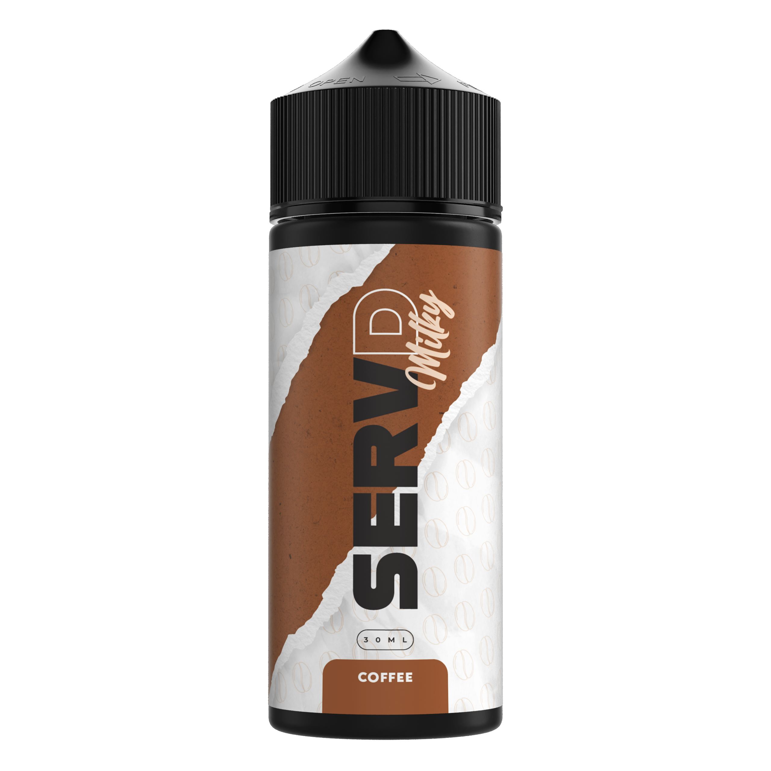 SERVD 120ML COFFEE MILKY COFFEE MILKY FLAVOUR SHOT 120ML - Image 1