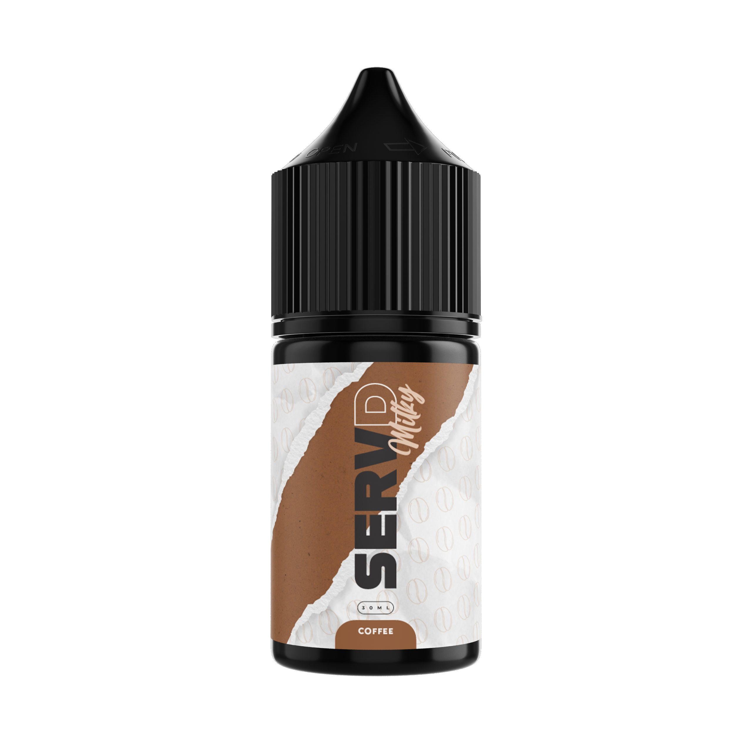 SERVD 30ML COFFEE MILKY COFFEE MILKY FLAVOUR SHOT 30ML - Image 1